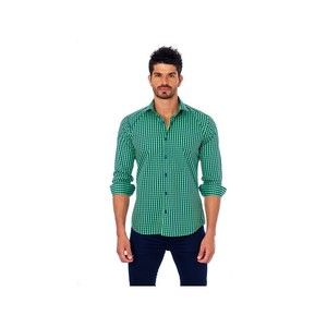 UNSIMPLY STITCHED (Jared Lang) Men's Green Gingham Button Down Shirt 2XL NWT